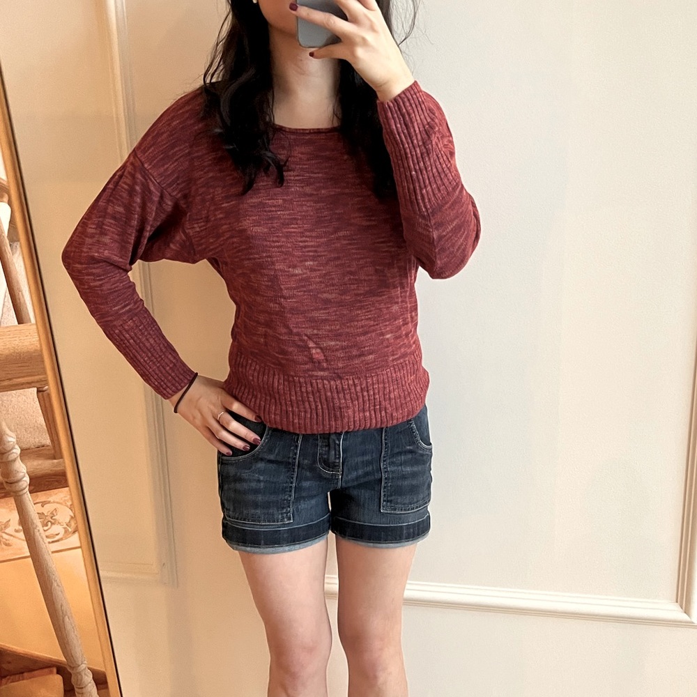 Lucky Brand drop shoulder long sleeve shirt
